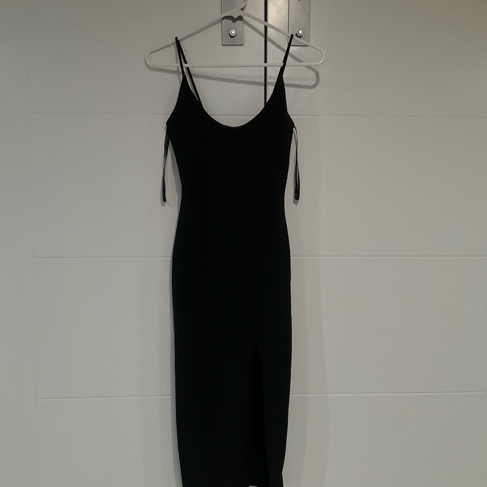 Missguided+ Black Midi Dress